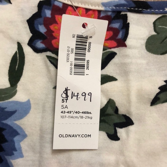 Old Navy Girl’s Floral Top - Picture 4 of 4